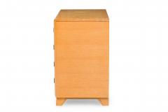 T H Robsjohn Gibbings Pair of T H Robsjohn Gibbings Modern Bleached Walnut and Brass Chests - 4272863