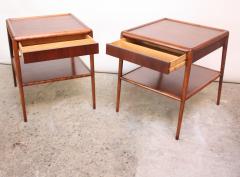 T H Robsjohn Gibbings Pair of T H Robsjohn Gibbings Single Drawer End Tables - 374661