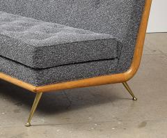 T H Robsjohn Gibbings Rare Armless Sofa by T H Robsjohn Gibbings for Widdicomb Furniture Co  - 4524969