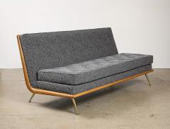 T H Robsjohn Gibbings Rare Armless Sofa by T H Robsjohn Gibbings for Widdicomb Furniture Co  - 4524972