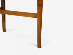 T H Robsjohn Gibbings Rare Trapeza End Table Walnut Greece 1960s - 4793488