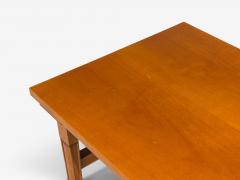 T H Robsjohn Gibbings Rare Trapeza End Table Walnut Greece 1960s - 4793490
