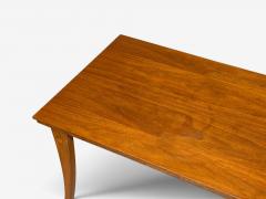 T H Robsjohn Gibbings Rare Trapeza End Table Walnut Greece 1960s - 4793552