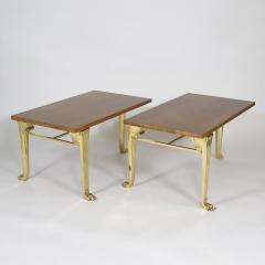 T H Robsjohn Gibbings Rare pair of Trapeza tables - 2620546