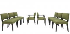 T H Robsjohn Gibbings Robsjohn Gibbings Dining Chairs in Donghia Upholstery - 4122389