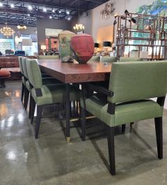 T H Robsjohn Gibbings Robsjohn Gibbings Dining Chairs in Donghia Upholstery - 4122392