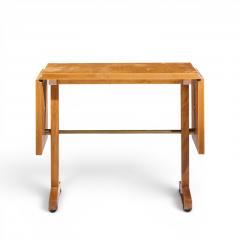 T H Robsjohn Gibbings Robsjohn Gibbings for Widdicomb Bleached Mahogany Dropside Console Table - 4691152