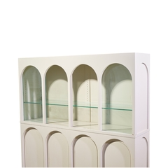 T H Robsjohn Gibbings Robsjohn Gibbings for Widdicomb Colosseum Mid Century Credenza and Hutch - 4701914
