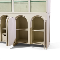 T H Robsjohn Gibbings Robsjohn Gibbings for Widdicomb Colosseum Mid Century Credenza and Hutch - 4701917