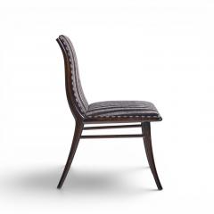 T H Robsjohn Gibbings Robsjohn Gibbings for Widdicomb Ebonized Walnut Dining Chairs Set of 6 - 4684056