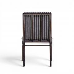 T H Robsjohn Gibbings Robsjohn Gibbings for Widdicomb Ebonized Walnut Dining Chairs Set of 6 - 4684061