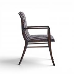 T H Robsjohn Gibbings Robsjohn Gibbings for Widdicomb Ebonized Walnut Dining Chairs Set of 6 - 4684063