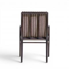 T H Robsjohn Gibbings Robsjohn Gibbings for Widdicomb Ebonized Walnut Dining Chairs Set of 6 - 4684064