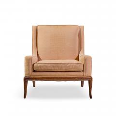 T H Robsjohn Gibbings Robsjohn Gibbings for Widdicomb Mid Century Bleached Mahogany Lounge Chair - 4560025