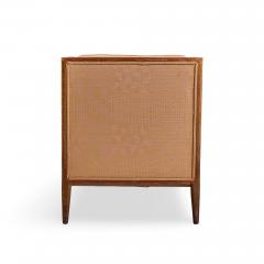 T H Robsjohn Gibbings Robsjohn Gibbings for Widdicomb Mid Century Bleached Mahogany Lounge Chair - 4560029