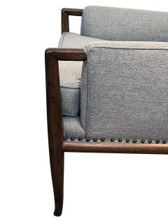 T H Robsjohn Gibbings Robsjohn Gibbings for Widdicomb Mid Century Modern Walnut Lounge Chair - 4390964