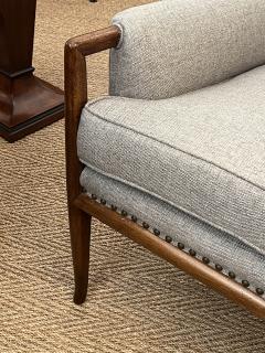 T H Robsjohn Gibbings Robsjohn Gibbings for Widdicomb Mid Century Modern Walnut Lounge Chair - 4390967