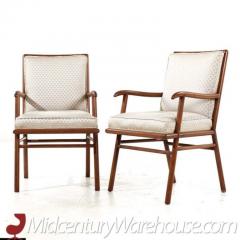 T H Robsjohn Gibbings Robsjohn Gibbings for Widdicomb Mid Century Occasional Captains Chairs Pair - 3408442