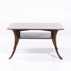 T H Robsjohn Gibbings Robsjohn Gibbings for Widdicomb Mid Century Sabre Leg Mahogany Coffee Table - 4118875