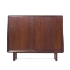 T H Robsjohn Gibbings Robsjohn Gibbings for Widdicomb Mid Century Sliding Door Cabinet Credenza - 3920755
