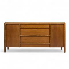 T H Robsjohn Gibbings Robsjohn Gibbings for Widdicomb Mid Century Walnut Credenza - 4378451