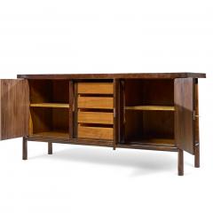T H Robsjohn Gibbings Robsjohn Gibbings for Widdicomb Mid Century Walnut Credenza - 4435451