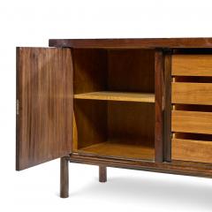 T H Robsjohn Gibbings Robsjohn Gibbings for Widdicomb Mid Century Walnut Credenza - 4435452
