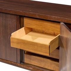 T H Robsjohn Gibbings Robsjohn Gibbings for Widdicomb Mid Century Walnut Credenza - 4435453