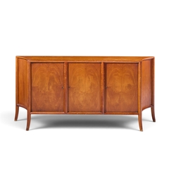 T H Robsjohn Gibbings Robsjohn Gibbings for Widdicomb Mid Century Walnut Credenza - 4774502