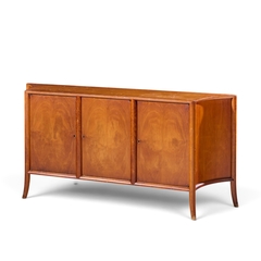 T H Robsjohn Gibbings Robsjohn Gibbings for Widdicomb Mid Century Walnut Credenza - 4774503