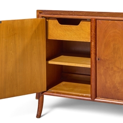 T H Robsjohn Gibbings Robsjohn Gibbings for Widdicomb Mid Century Walnut Credenza - 4774506