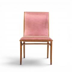 T H Robsjohn Gibbings Robsjohn Gibbings for Widdicomb Mid Century Walnut Dining Chairs Set of 6 - 4580463