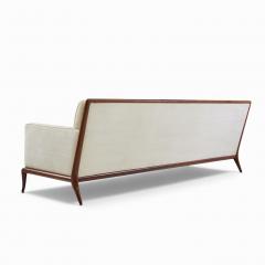 T H Robsjohn Gibbings Robsjohn Gibbings for Widdicomb Mid Century Walnut Sofa - 4397114