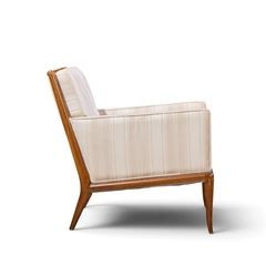 T H Robsjohn Gibbings Robsjohn Gibbings for Widdicomb Sabre Leg Lounge Chairs Pair - 4810551