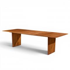 T H Robsjohn Gibbings Robsjohn Gibbings for Widdicomb Walnut Expanding Dining Table with 2 Leaves - 4683982