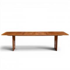 T H Robsjohn Gibbings Robsjohn Gibbings for Widdicomb Walnut Expanding Dining Table with 2 Leaves - 4683983