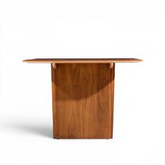 T H Robsjohn Gibbings Robsjohn Gibbings for Widdicomb Walnut Expanding Dining Table with 2 Leaves - 4683985