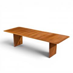 T H Robsjohn Gibbings Robsjohn Gibbings for Widdicomb Walnut Expanding Dining Table with 2 Leaves - 4683992