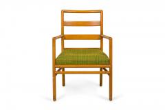 T H Robsjohn Gibbings Set of 3 T H Robsjohn Gibbings for Widdicomb Green Seat Dining Chairs - 2789608