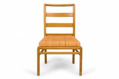 T H Robsjohn Gibbings Set of 8 T H Robsjohn Gibbings for Widdicomb Woven Seat Dining Chairs - 2789565