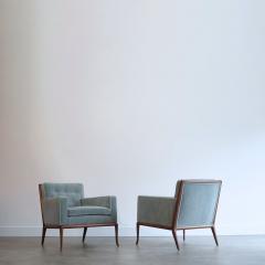 T H Robsjohn Gibbings Set of Club Chairs by T H Robsjohn Gibbings for Widdicomb in Mohair C 1950s - 4226241