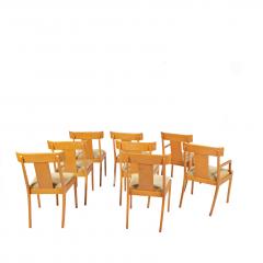 T H Robsjohn Gibbings Set of Eight T H Robsjohn Gibbings dining chairs for Widdicomb - 1716916