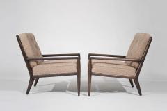 T H Robsjohn Gibbings Set of Lounge Chairs in Teddy Boucle by T H Robsjohn Gibbings C 1950s - 3559351