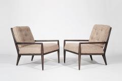 T H Robsjohn Gibbings Set of Lounge Chairs in Teddy Boucle by T H Robsjohn Gibbings C 1950s - 3559352