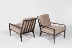 T H Robsjohn Gibbings Set of Lounge Chairs in Teddy Boucle by T H Robsjohn Gibbings C 1950s - 3559356