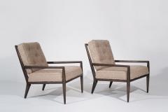 T H Robsjohn Gibbings Set of Lounge Chairs in Teddy Boucle by T H Robsjohn Gibbings C 1950s - 3559357