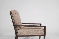 T H Robsjohn Gibbings Set of Lounge Chairs in Teddy Boucle by T H Robsjohn Gibbings C 1950s - 3559358