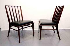 T H Robsjohn Gibbings Set of Six Walnut Dining Chairs by T H Robsjohn Gibbings for Widdicomb - 46175