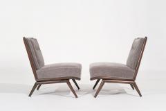 T H Robsjohn Gibbings Set of Slipper Chairs by T H Robsjohn Gibbings for Widdicomb C 1950s - 3397435
