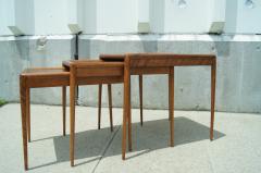 T H Robsjohn Gibbings Set of Three Nesting Tables by T H Robsjohn Gibbings for Widdicomb - 102446